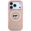 iPhone 17 Pro Karl Lagerfeld IML Choupette Fej Logó MagSafe tok rózs-3666339499396 7 kép