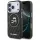 iPhone 17 Pro Karl Lagerfeld IML Glitter Karl & Choupette Heads Logo MagSafe tok fekete