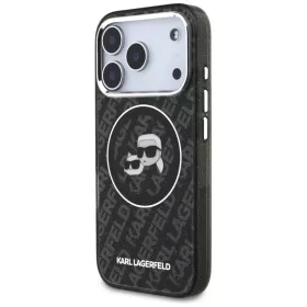 iPhone 17 Pro Karl Lagerfeld IML Glitter Karl & Choupette Heads Logo M-3666339498757 2 kép