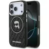 iPhone 17 Pro Karl Lagerfeld IML Karl Head Logo MagSafe tok fekete