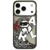 iPhone 17 Pro Karl Lagerfeld Liquid Glitter Choupette Logo MagSafe fek-3666339504854 3 kép