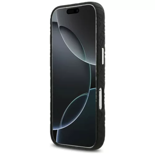 iPhone 17 Pro Karl Lagerfeld FW Stamped Karl MagSafe fekete tok-3666339496951 5 kép
