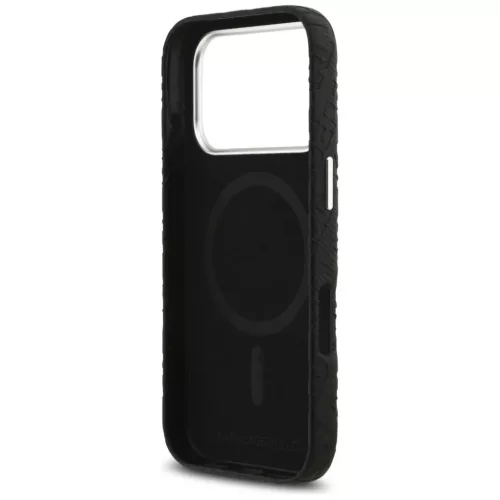 iPhone 17 Pro Karl Lagerfeld FW Stamped Karl MagSafe fekete tok-3666339496951 7 kép