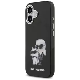 iPhone 17 Karl Lagerfeld IML Aquarelle Karl & Choupette & Logo MagSafe-3666339531171 2 kép