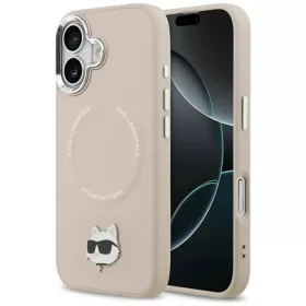 iPhone 17 Karl Lagerfeld Choupette Pin MagSafe tok rózsaszín-3666339495930 1 kép