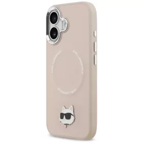 iPhone 17 Karl Lagerfeld Choupette Pin MagSafe tok rózsaszín-3666339495930 2 kép