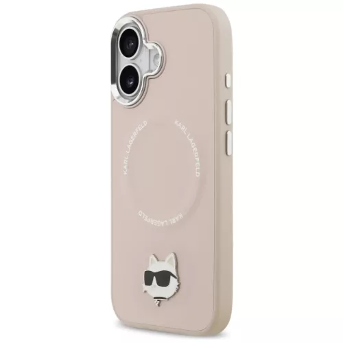 iPhone 17 Karl Lagerfeld Choupette Pin MagSafe tok rózsaszín-3666339495930 2 kép