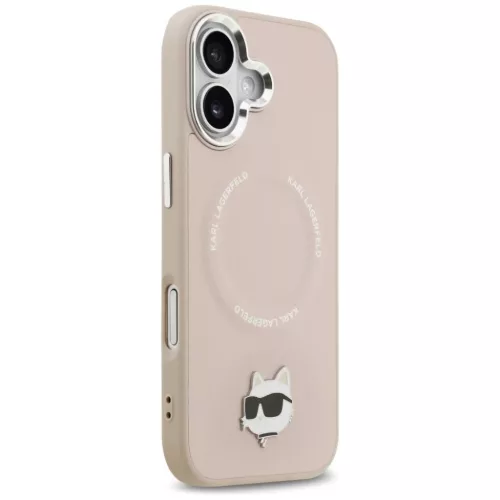 iPhone 17 Karl Lagerfeld Choupette Pin MagSafe tok rózsaszín-3666339495930 4 kép