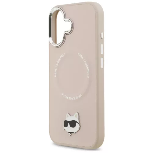 iPhone 17 Karl Lagerfeld Choupette Pin MagSafe tok rózsaszín-3666339495930 7 kép