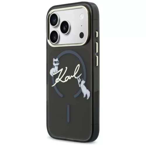 iPhone 17 Pro Max Karl Lagerfeld IML Choupettes Karl Script Logo MagSa-3666339605902 2 kép