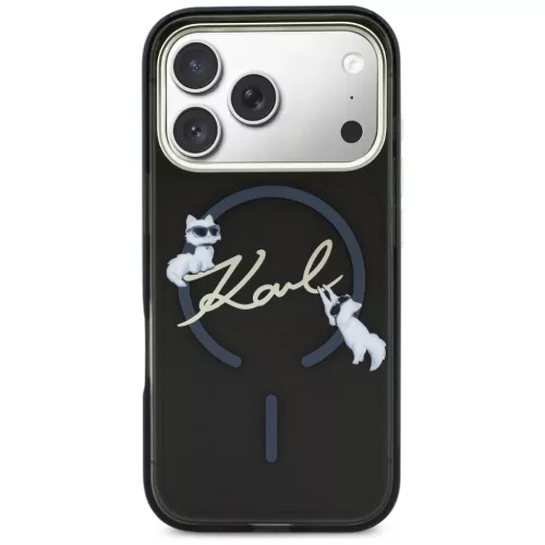 iPhone 17 Pro Max Karl Lagerfeld IML Choupettes Karl Script Logo MagSa-3666339605902 3 kép