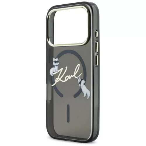 iPhone 17 Pro Max Karl Lagerfeld IML Choupettes Karl Script Logo MagSa-3666339605902 6 kép