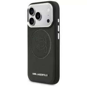 iPhone 17 Pro Max Karl Lagerfeld K Head Point Logo MagSafe tok fekete-3666339602703 2 kép