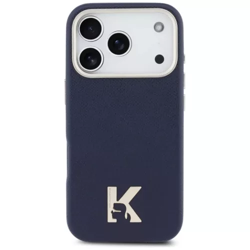 iPhone 17 Pro Max Karl Lagerfeld Karl Head Logo MagSafe tok kék-3666339597429 3 kép