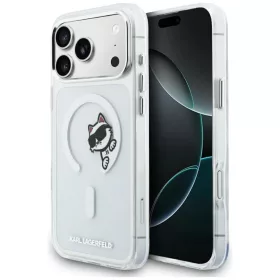   iPhone 17 Pro Max Karl Lagerfeld IML Peekaboo MagSafe átlátszó tok