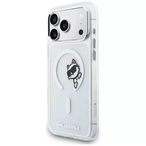 iPhone 17 Pro Max Karl Lagerfeld IML Peekaboo MagSafe átlátszó tok-3666339607029 2 kép