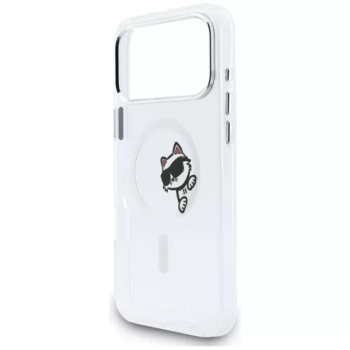 iPhone 17 Pro Max Karl Lagerfeld IML Peekaboo MagSafe átlátszó tok-3666339607029 6 kép