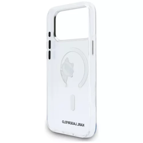 iPhone 17 Pro Max Karl Lagerfeld IML Peekaboo MagSafe átlátszó tok-3666339607029 7 kép
