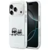 iPhone 17 Pro Max Karl Lagerfeld IML Karl & Choupette Peekaboo Logo MagSafe tok fehér
