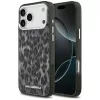 iPhone 17 Pro Max Karl Lagerfeld IML Leopárd Minta MagSafe tok fekete