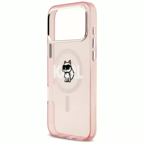 iPhone 17 Pro Max Karl Lagerfeld IML Choupette Sketch Logo MagSafe ró-3666339504663 6 kép