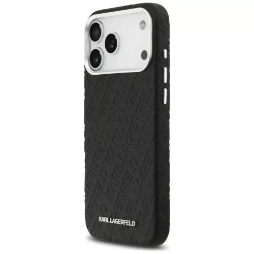 iPhone 17 Pro Max Karl Lagerfeld FW Stamped Karl MagSafe tok Fekete-3666339496968 2 kép