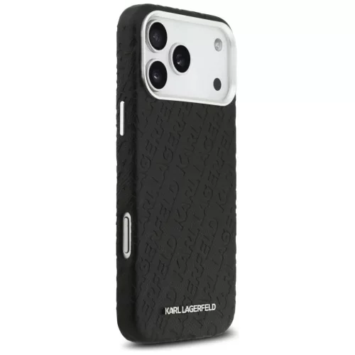 iPhone 17 Pro Max Karl Lagerfeld FW Stamped Karl MagSafe tok Fekete-3666339496968 4 kép