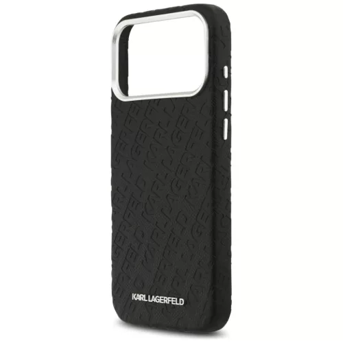 iPhone 17 Pro Max Karl Lagerfeld FW Stamped Karl MagSafe tok Fekete-3666339496968 6 kép