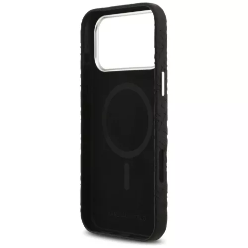iPhone 17 Pro Max Karl Lagerfeld FW Stamped Karl MagSafe tok Fekete-3666339496968 7 kép