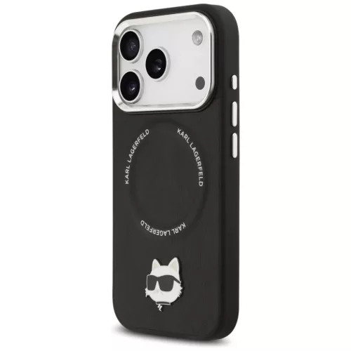 iPhone 17 Pro Max Karl Lagerfeld Choupette Pin MagSafe tok fekete tok-3666339496128 2 kép