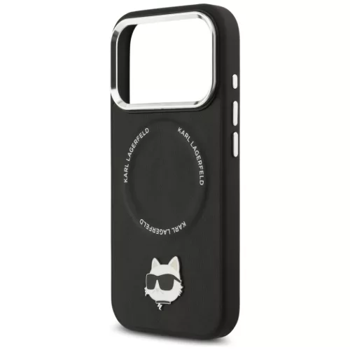 iPhone 17 Pro Max Karl Lagerfeld Choupette Pin MagSafe tok fekete tok-3666339496128 6 kép