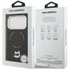 iPhone 17 Pro Max Karl Lagerfeld Choupette Pin MagSafe tok fekete tok-3666339496128 8 kép