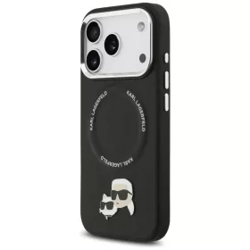 iPhone 17 Pro Max Karl Lagerfeld Karl & Choupette Pins MagSafe tok Fek-3666339495008 2 kép