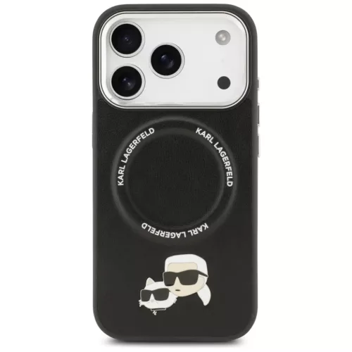 iPhone 17 Pro Max Karl Lagerfeld Karl & Choupette Pins MagSafe tok Fek-3666339495008 3 kép