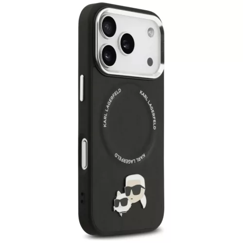 iPhone 17 Pro Max Karl Lagerfeld Karl & Choupette Pins MagSafe tok Fek-3666339495008 4 kép