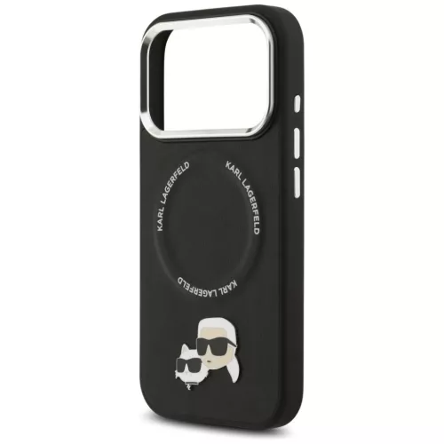 iPhone 17 Pro Max Karl Lagerfeld Karl & Choupette Pins MagSafe tok Fek-3666339495008 6 kép
