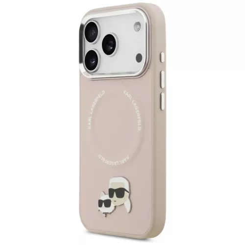 iPhone 17 Pro Max Karl Lagerfeld Karl & Choupette Pins MagSafe rózsas-3666339495480 2 kép