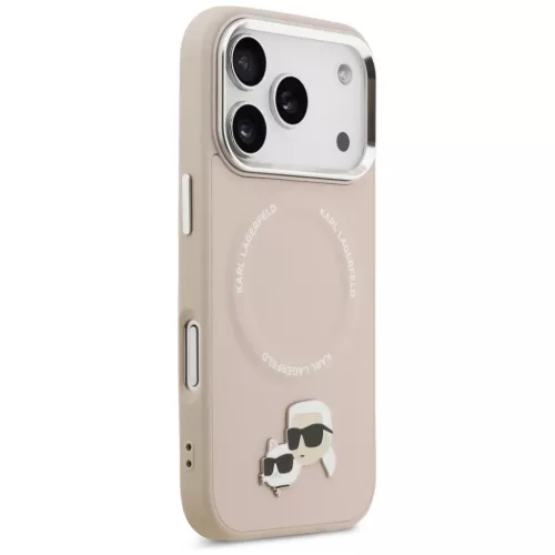 iPhone 17 Pro Max Karl Lagerfeld Karl & Choupette Pins MagSafe rózsas-3666339495480 4 kép