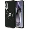 Karl Lagerfeld Szilikon Double Heads And Circle MagSafe Samsung Galaxy S25 Edge tok fekete