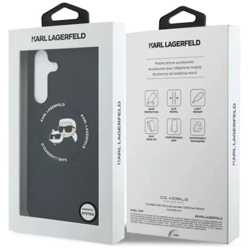 Samsung Galaxy S25 FE Karl Lagerfeld Szilikon Karl&Choupette Heads Mag-3666339572174 8 kép
