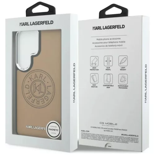 Samsung Galaxy S26 Ultra Karl Lagerfeld Perforated KL MagSafe barna to-3666339612245 8 kép