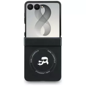  Samsung Galaxy Z Flip8 fekete Karl Lagerfeld Karl & Choupette Pins Ma-3666339662844 2 kép