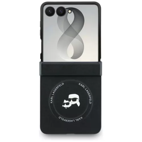  Samsung Galaxy Z Flip8 fekete Karl Lagerfeld Karl & Choupette Pins Ma-3666339662844 2 kép