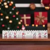 Home KLW25 LED-es adventi naptár, 7db LED világítás, fa alapanyag,-5999084973322 5 kép