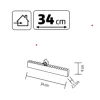 Home KLW25 LED-es adventi naptár, 7db LED világítás, fa alapanyag,-5999084973322 8 kép