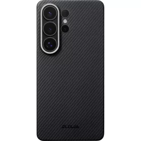  Samsung Galaxy S26 Ultra fekete/szürke twill Pitaka Edge tok (Aaron -8594184316757 2 kép