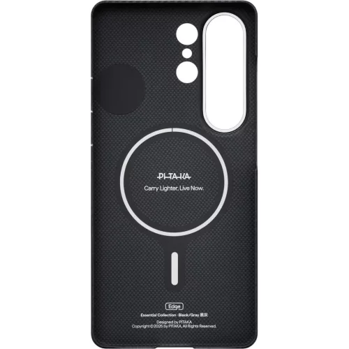  Samsung Galaxy S26 Ultra fekete/szürke twill Pitaka Edge tok (Aaron -8594184316757 8 kép