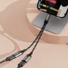 Dudao L13C+ 2 az 1-ben USB-C Adapter - Szürke-6976625332823 7 kép