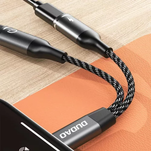 Dudao L13C+ 2 az 1-ben USB-C Adapter - Szürke-6976625332823 8 kép