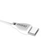 Dudao USB/ Type-C USB adat és töltőkábel 2.1A 1m fehér-6970379614679 3 kép